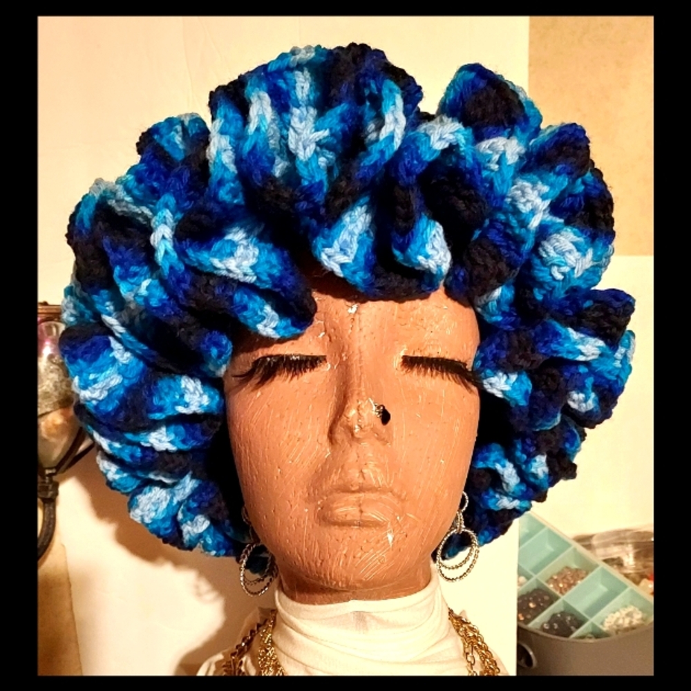 #L❤️VE:HANDMADE. Crochet Ruffle HAT